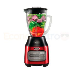 Licuadora OSTER 1.5L 3 Velocidades, Tecnología de Motor Reversible BLSTPEG-CRT Rojo