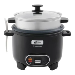Oster Arrocera, 3 en 1, 10 Tazas de Capacidad, Función de Sofrito, Vaporera, Recubrimiento Antiadherente Oster