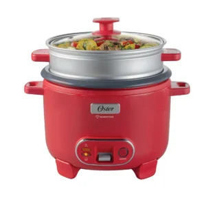 Oster Arrocera, 3 en 1, 10 Tazas de Capacidad, Función de Sofrito, Vaporera, Recubrimiento Antiadherente Oster